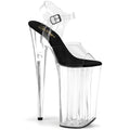 Pleaser - Beyond 008 - Clear-Black - 10 inch