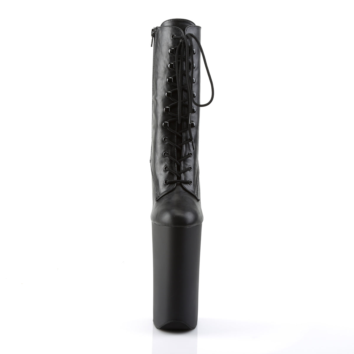 Pleaser - Beyond 1020 - Black Faux Leather - 10 inch