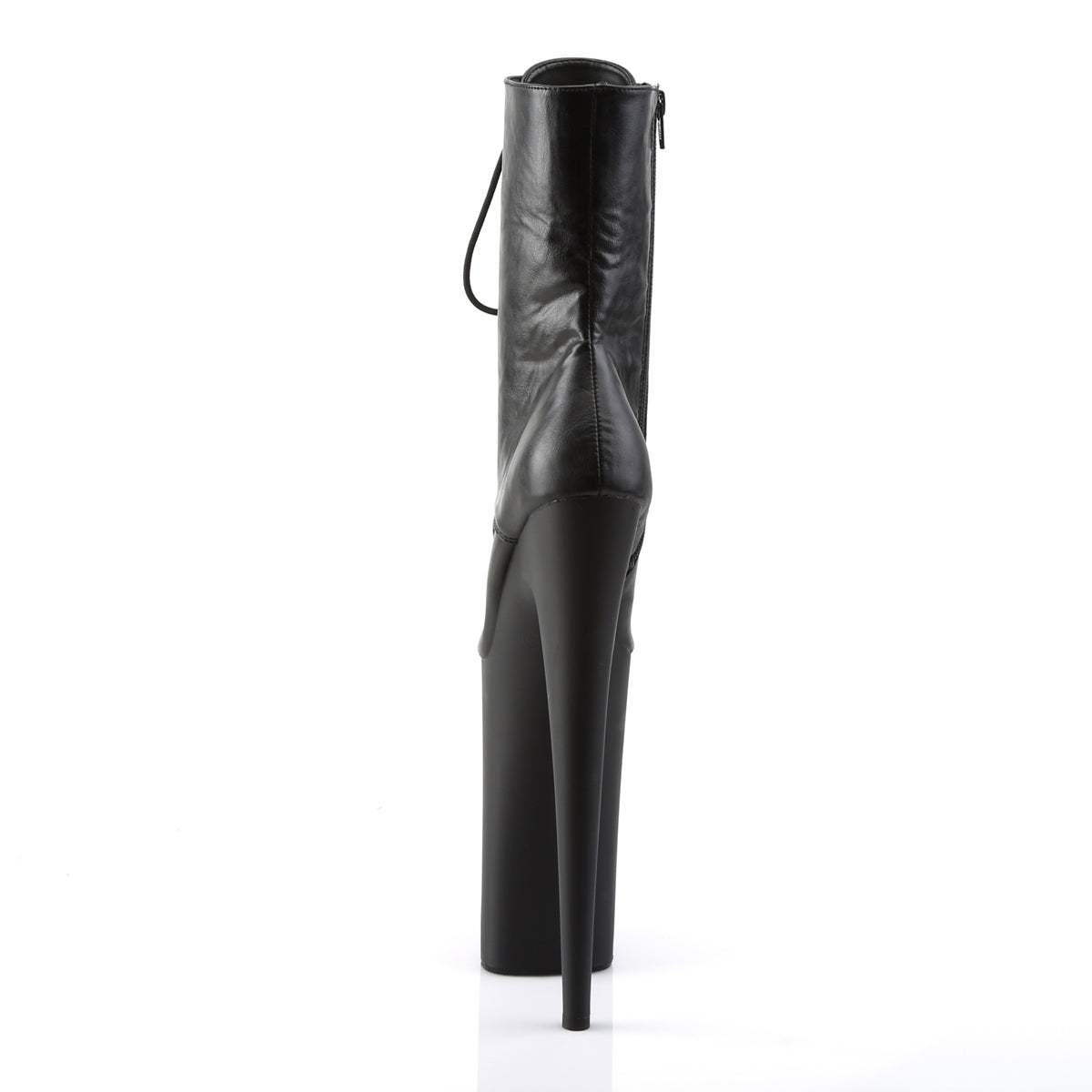 Pleaser - Beyond 1020 - Black Faux Leather - 10 inch