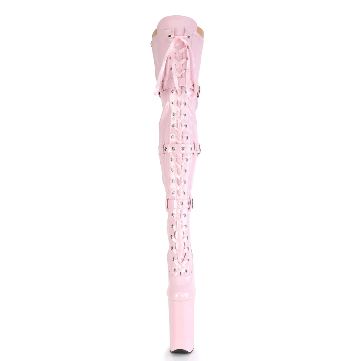 Pleaser - Beyond 3028 - Baby Pink Stretch - 10 inch