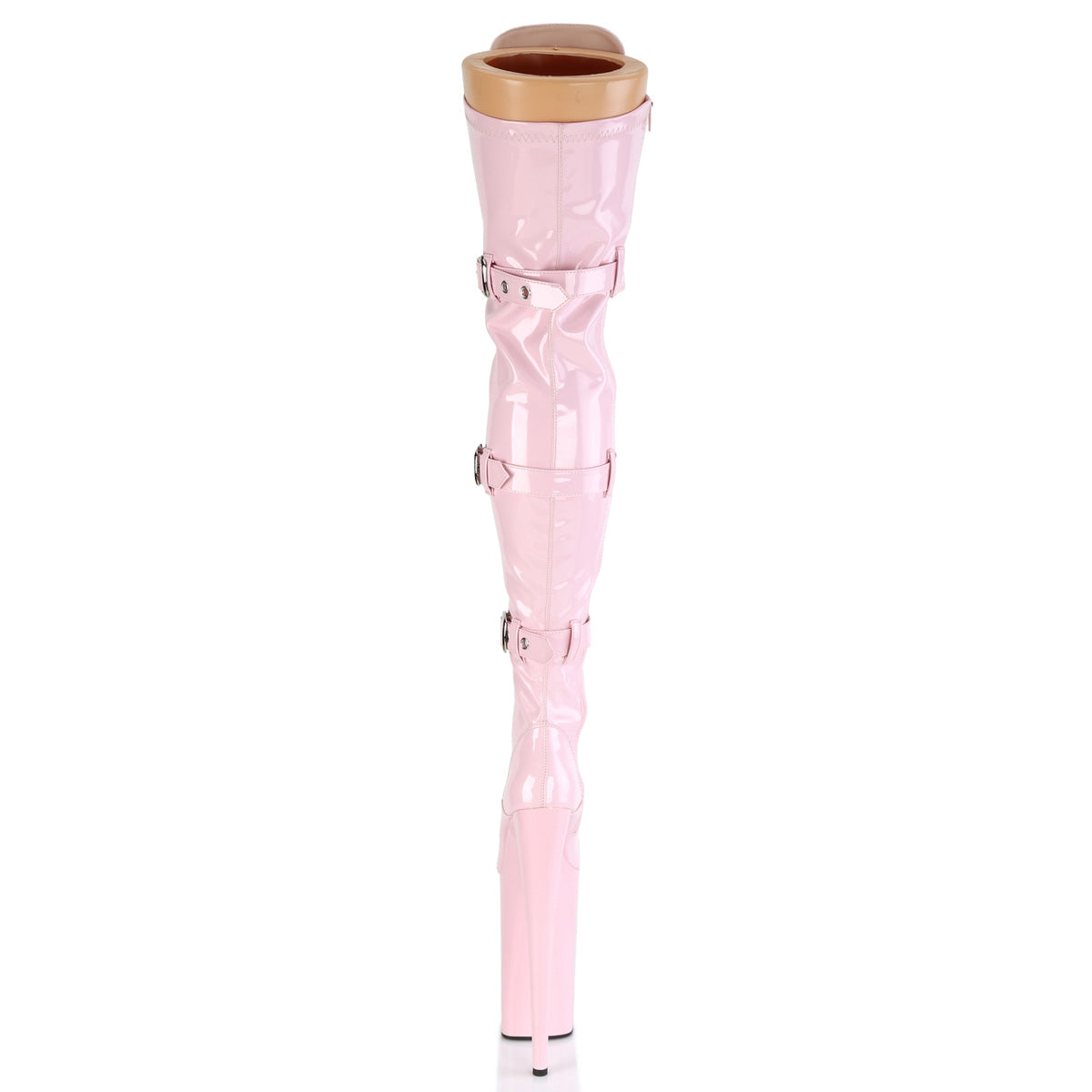 Pleaser - Beyond 3028 - Baby Pink Stretch - 10 inch