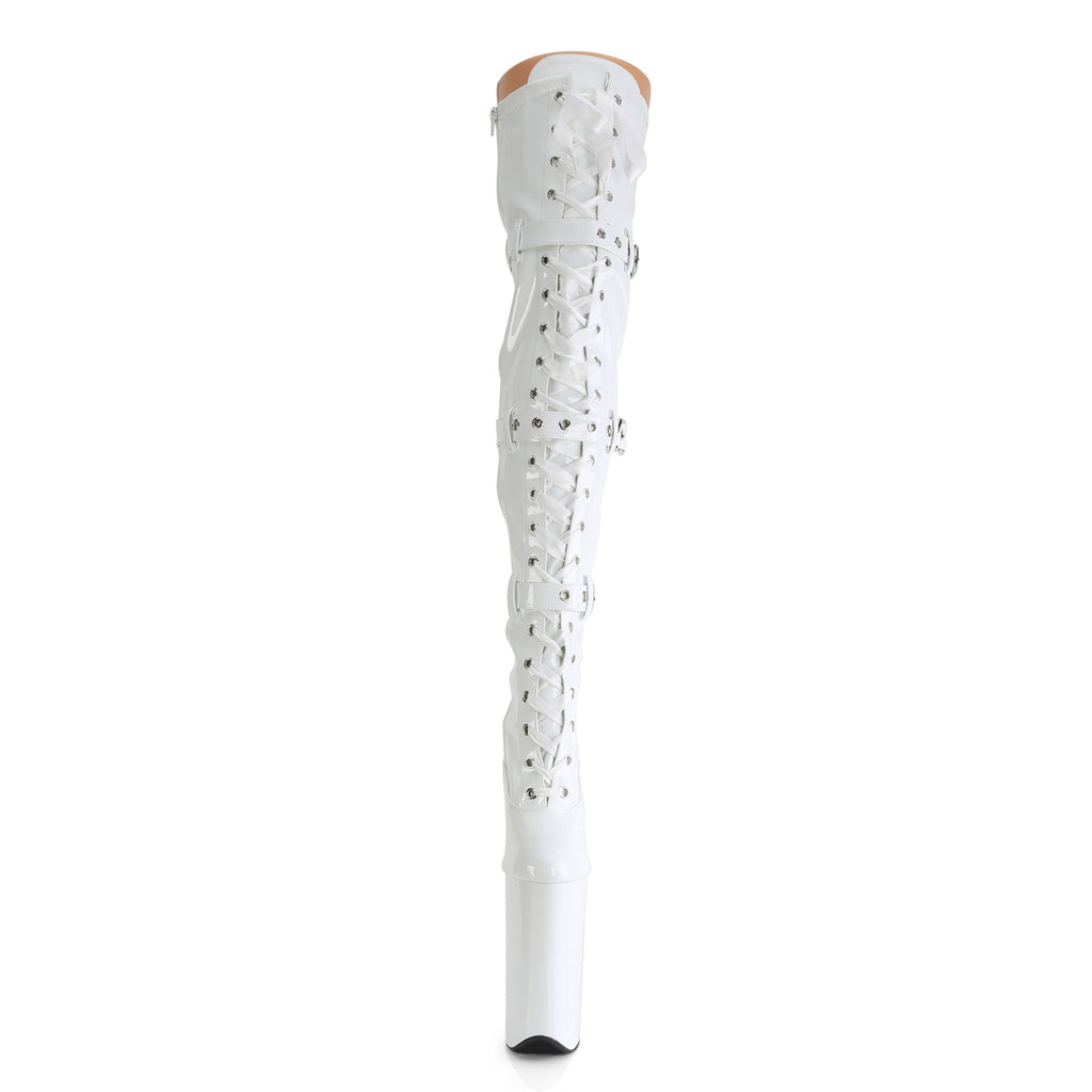 Pleaser - Beyond 3028 - White - 10 inch