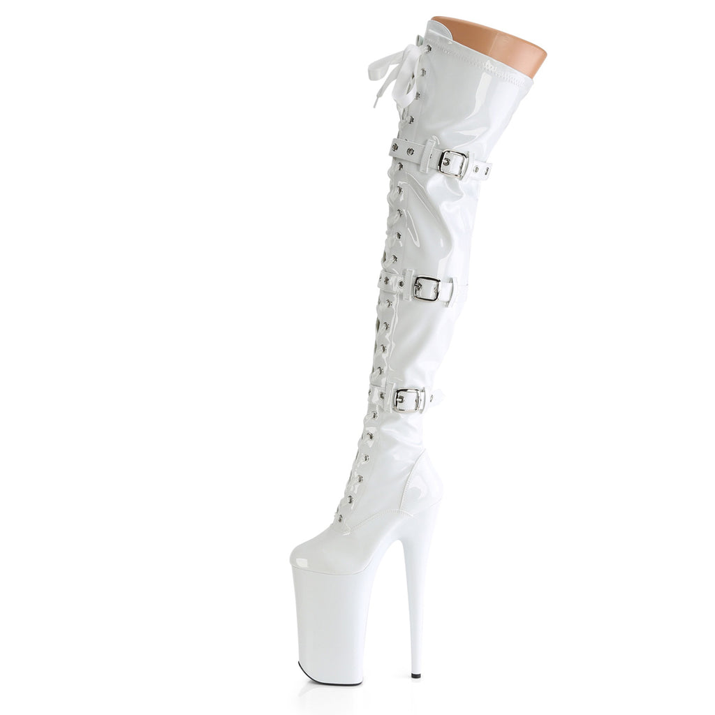 Pleaser - Beyond 3028 - White - 10 inch