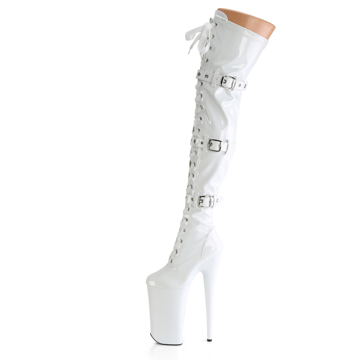 Pleaser - Beyond 3028 - White - 10 inch
