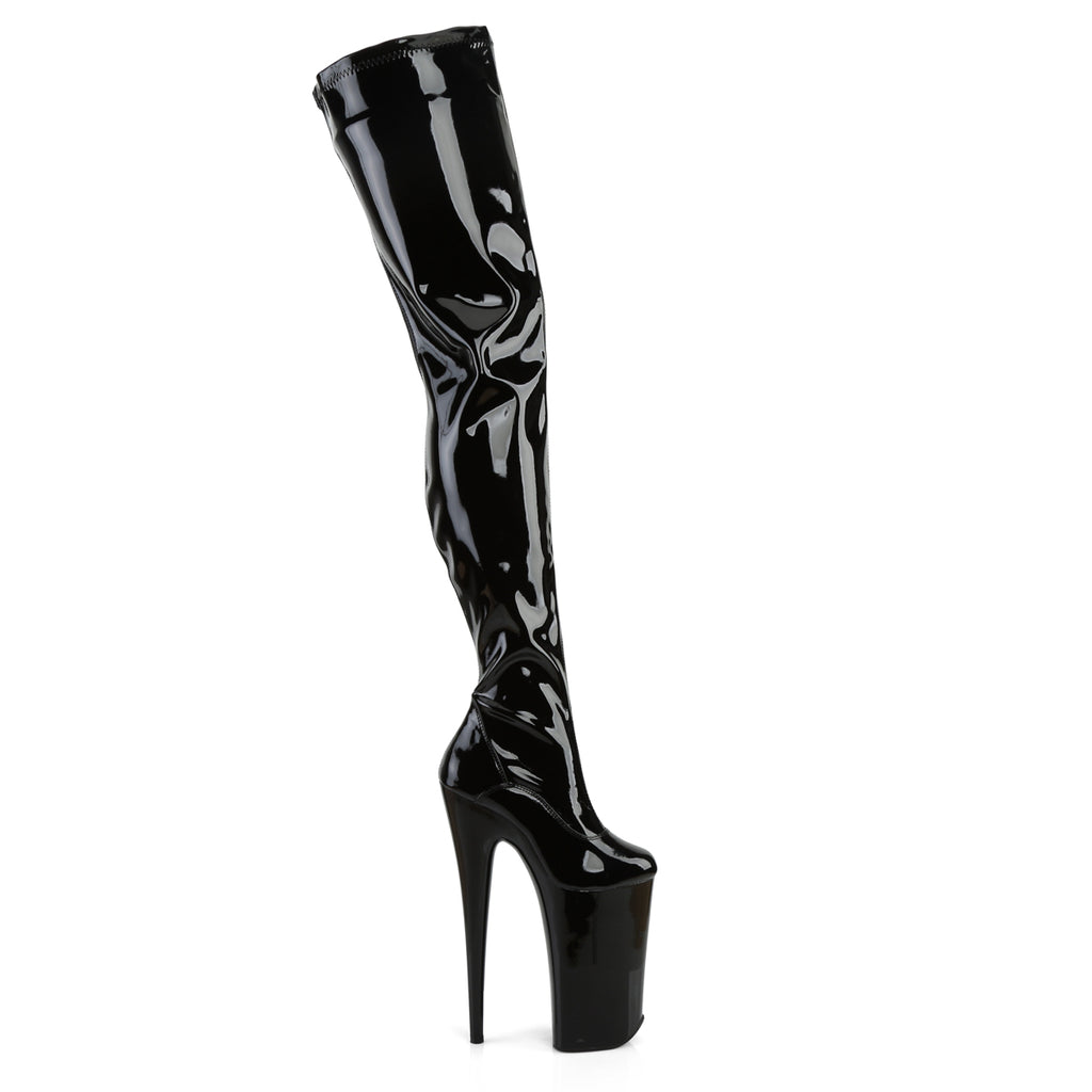 Pleaser - Beyond 4000 - Black Stretch - 10 inch