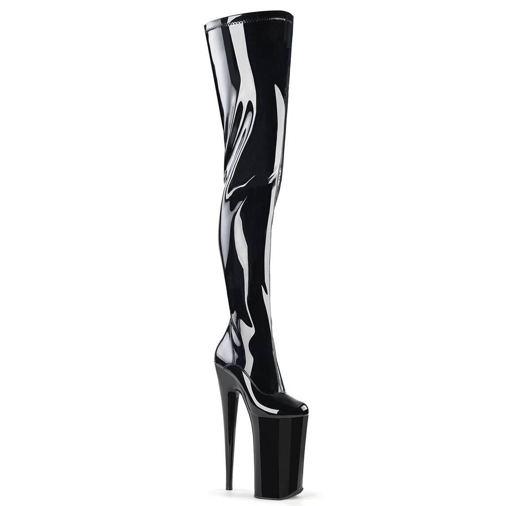 Pleaser - Beyond 4000 - Black Stretch - 10 inch