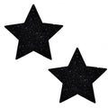 Neva Nude - Nippies Black Malice Glitter Starry Nights Pasties
