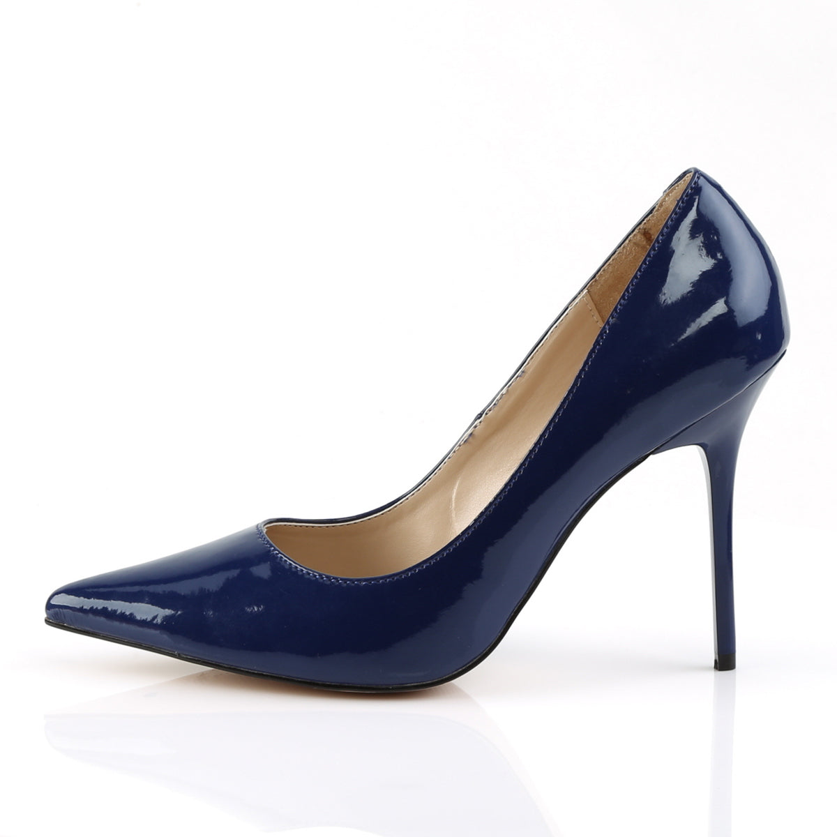 Pleaser Classique 20 Navy Patent