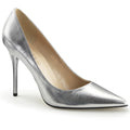 Pleaser Classique 20 Silver Metallic