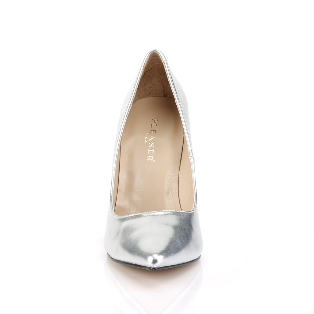 Pleaser Classique 20 Silver Metallic