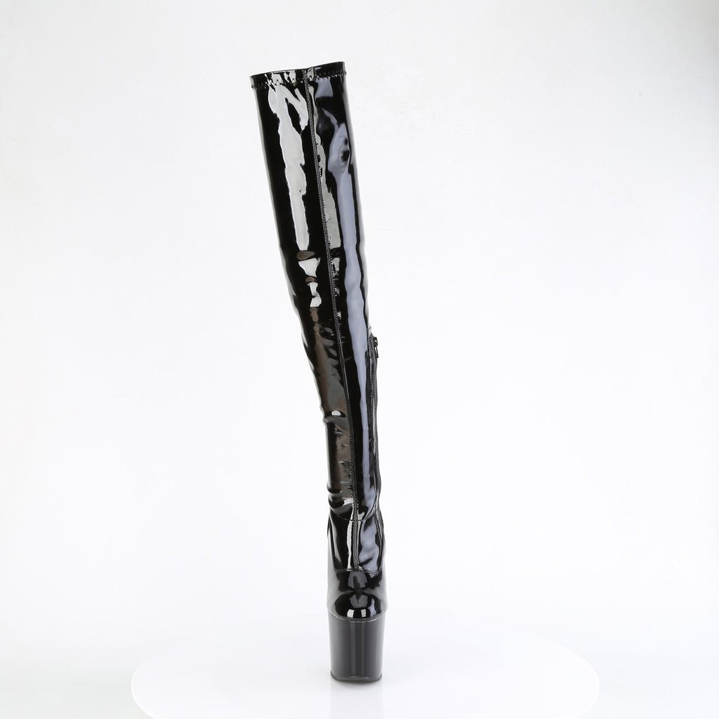 Pleaser - Craze 3000 - Black . - 8 inch