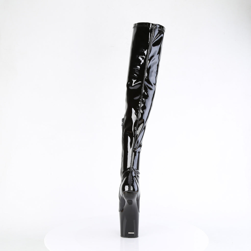 Pleaser - Craze 3000 - Black . - 8 inch