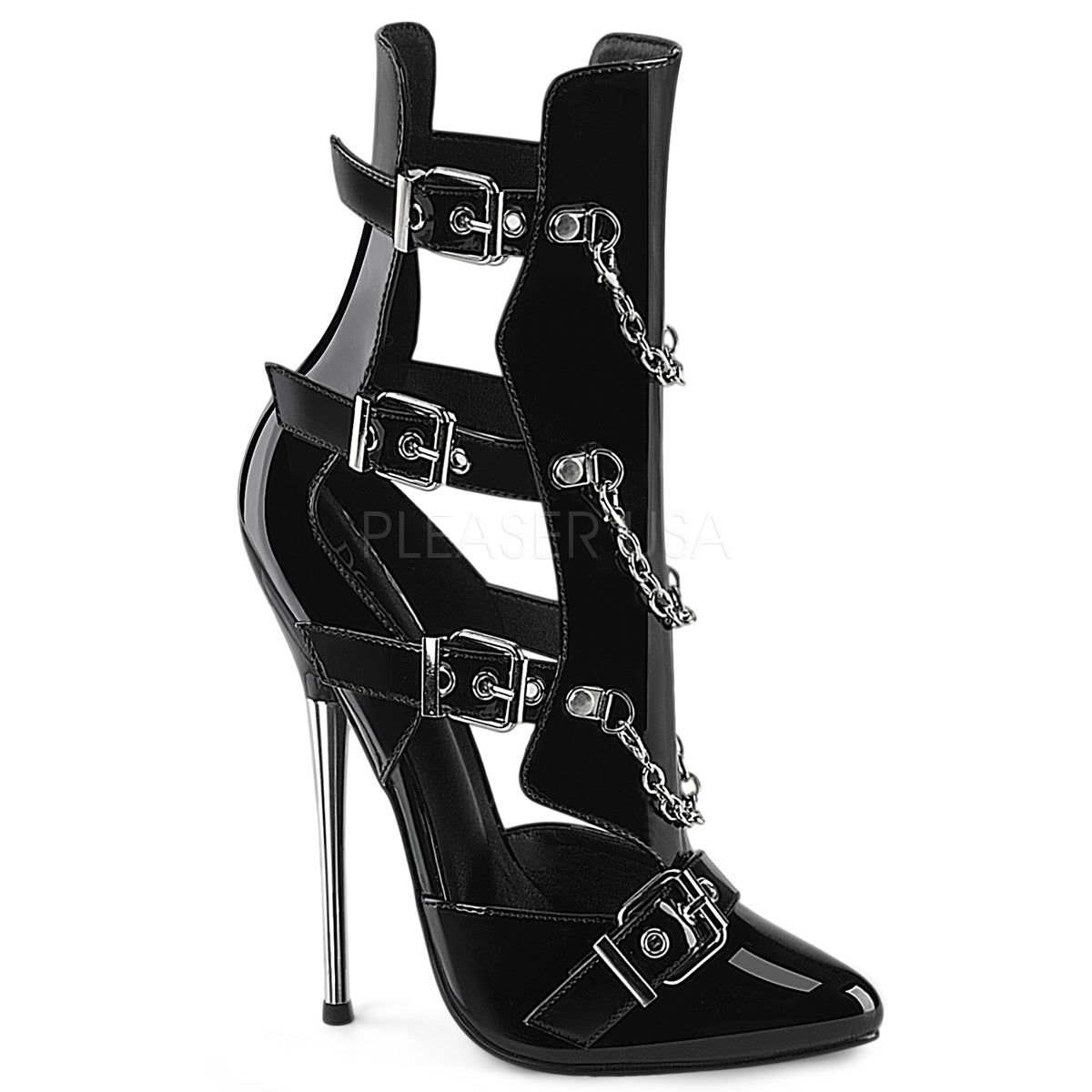 Devious Dagger 15 Black Patent