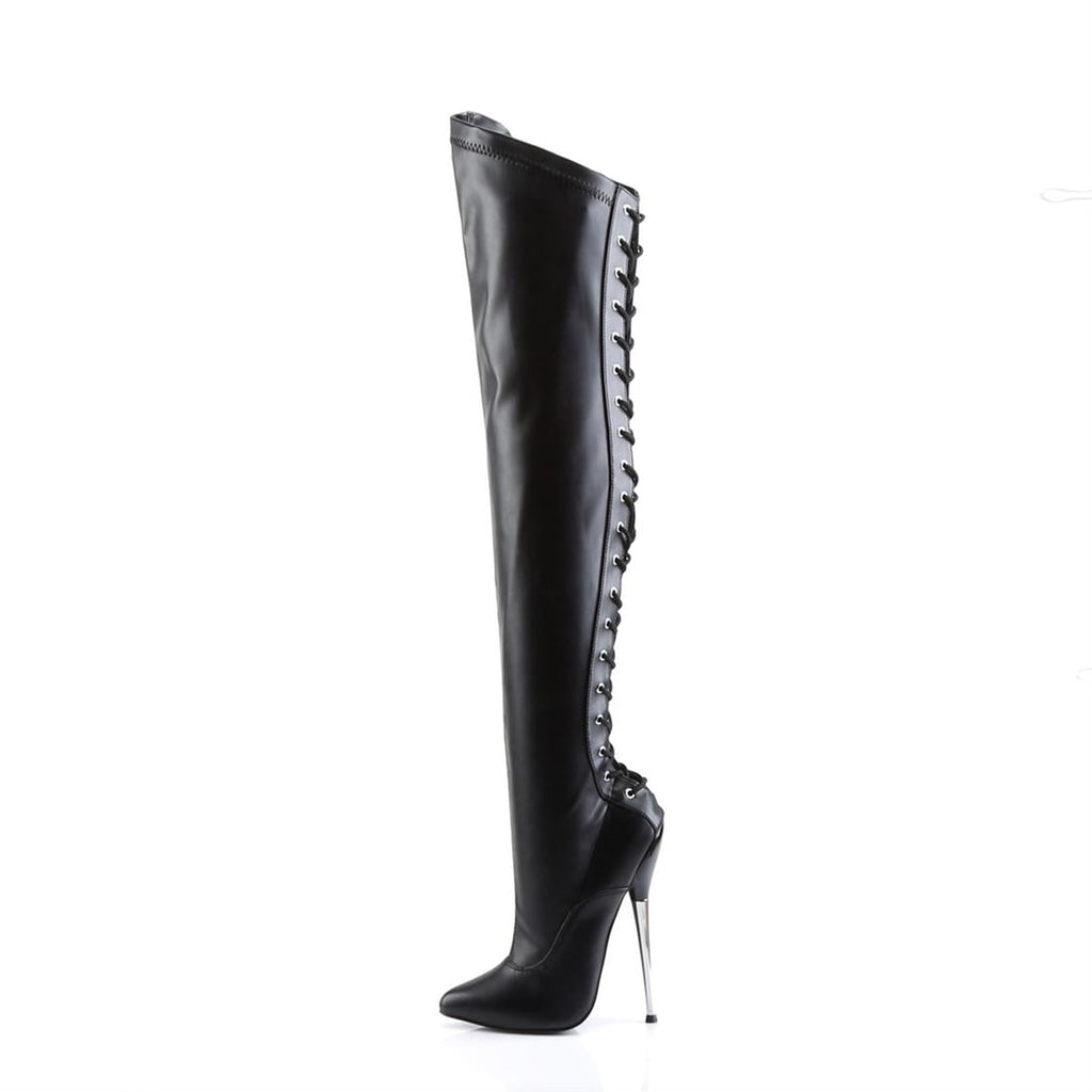 Devious Dagger 3060 Black Vegan Leather