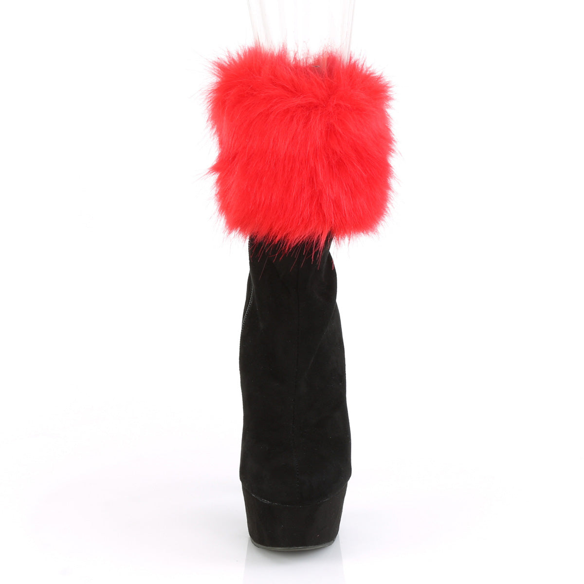 Pleaser - Delight 1000 - Black Faux Suede - 6 inch