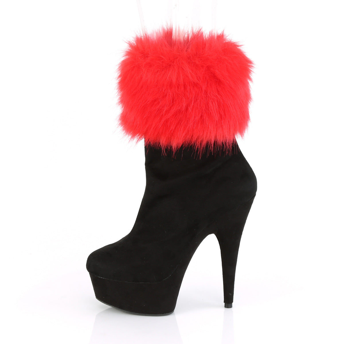 Pleaser - Delight 1000 - Black Faux Suede - 6 inch