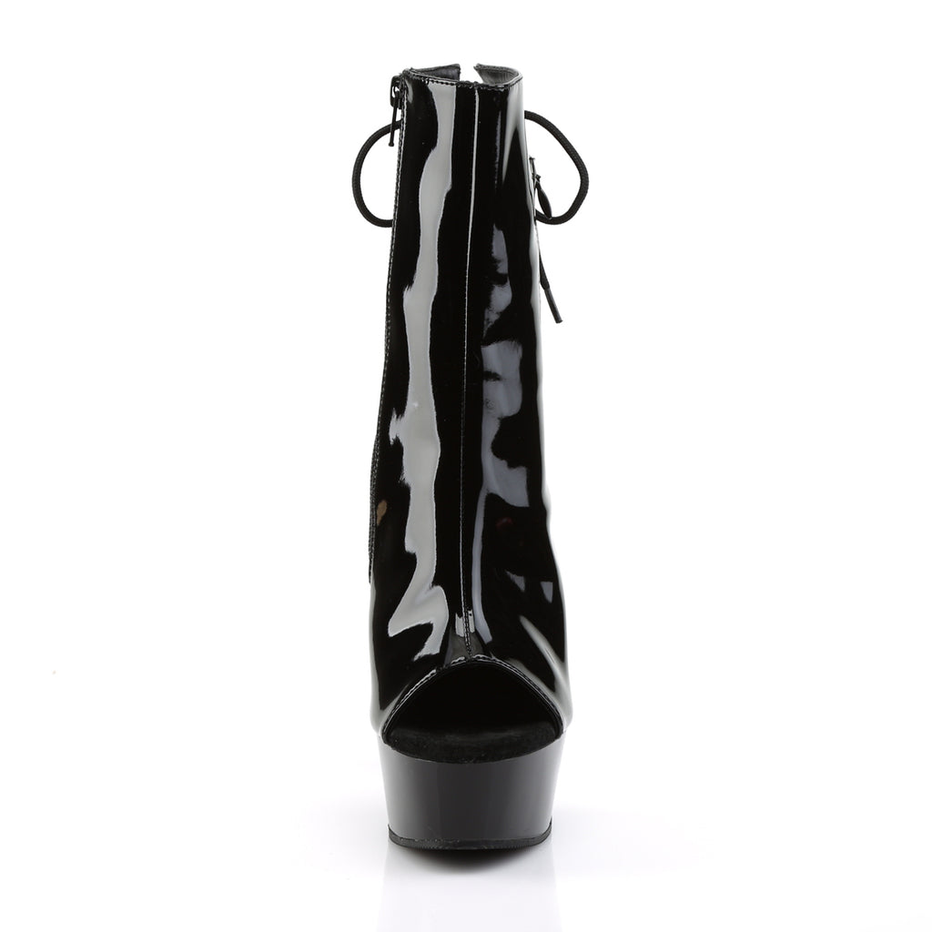 Pleaser - Delight 1018 - Black - 6 inch