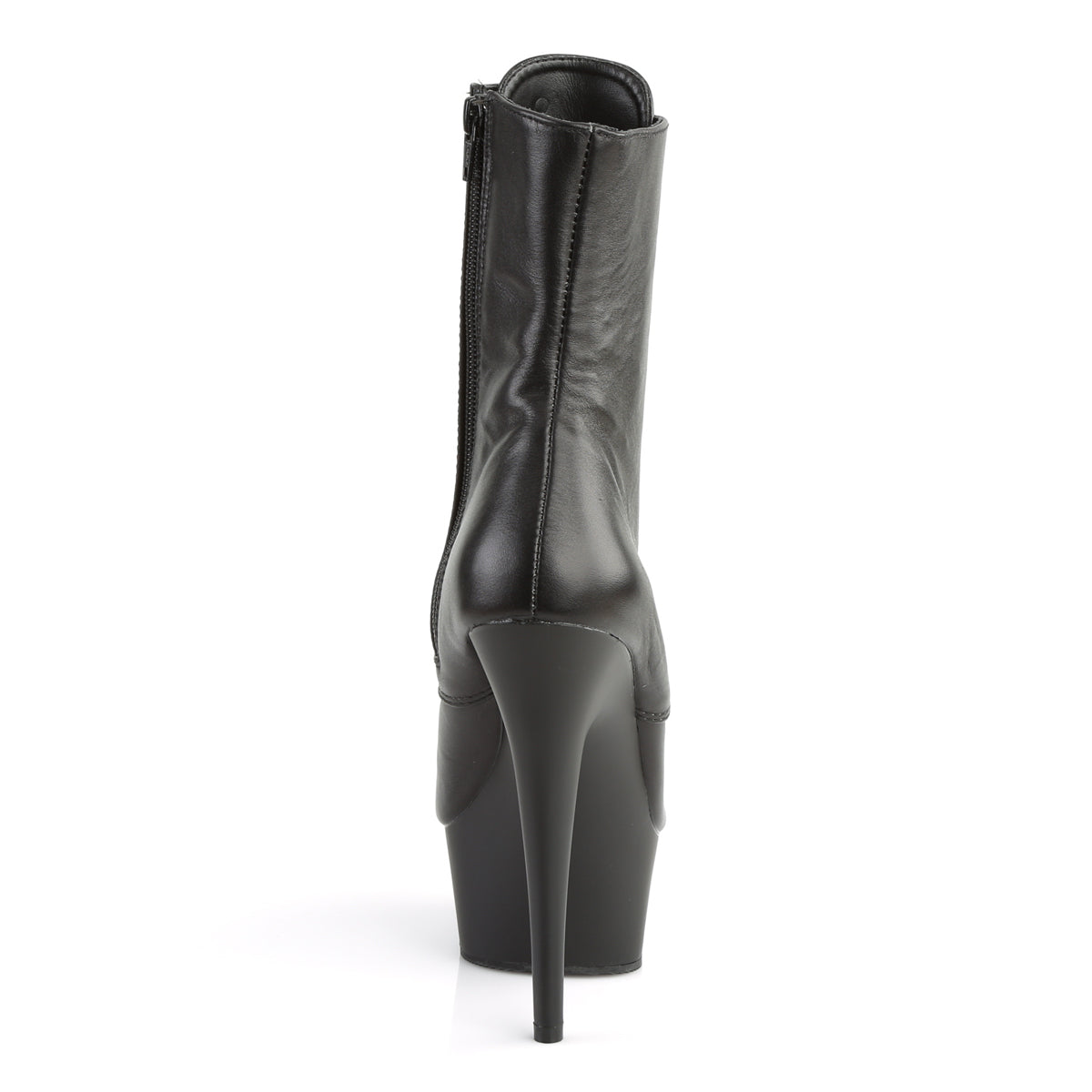 Pleaser - Delight 1020 - Black Leather - 6 inch