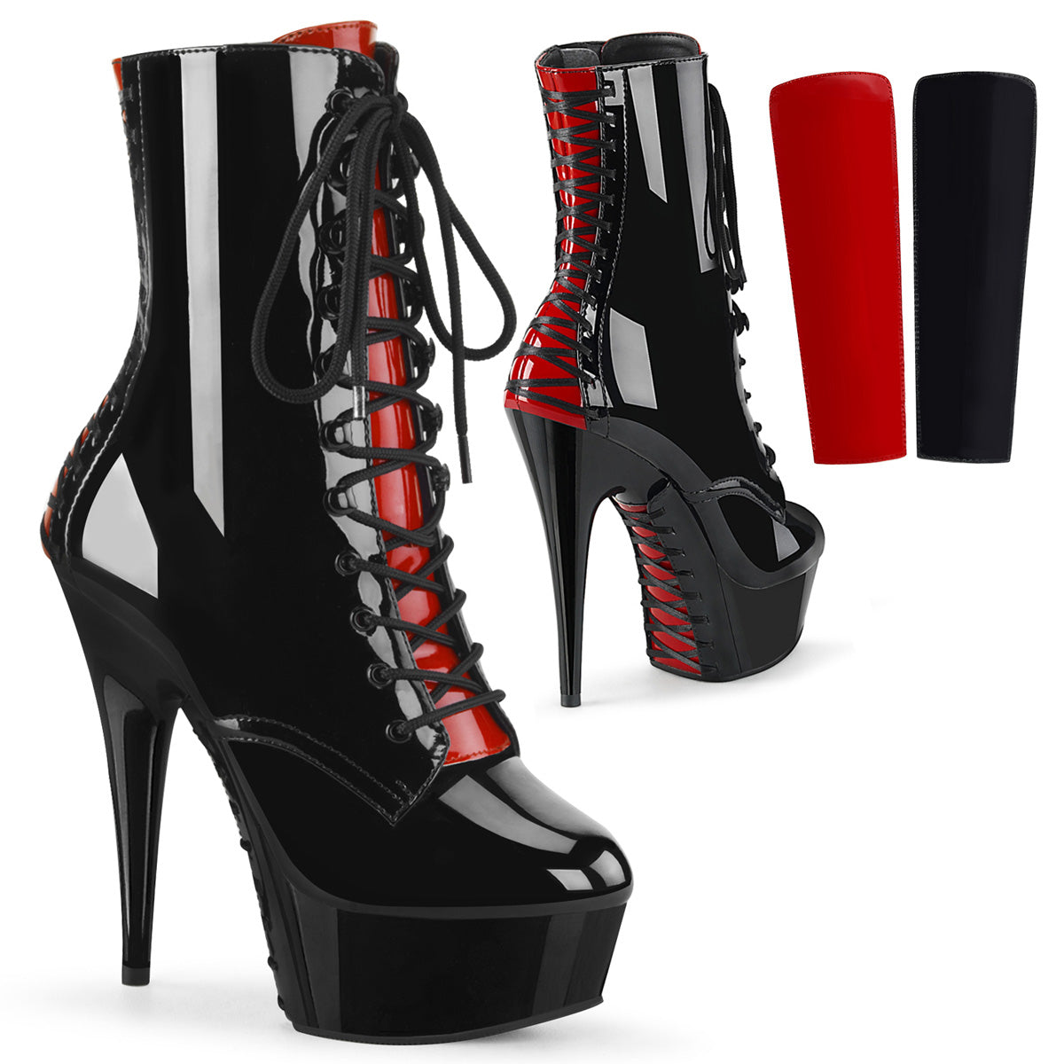Pleaser - Delight 1020FH - Black - 6 inch