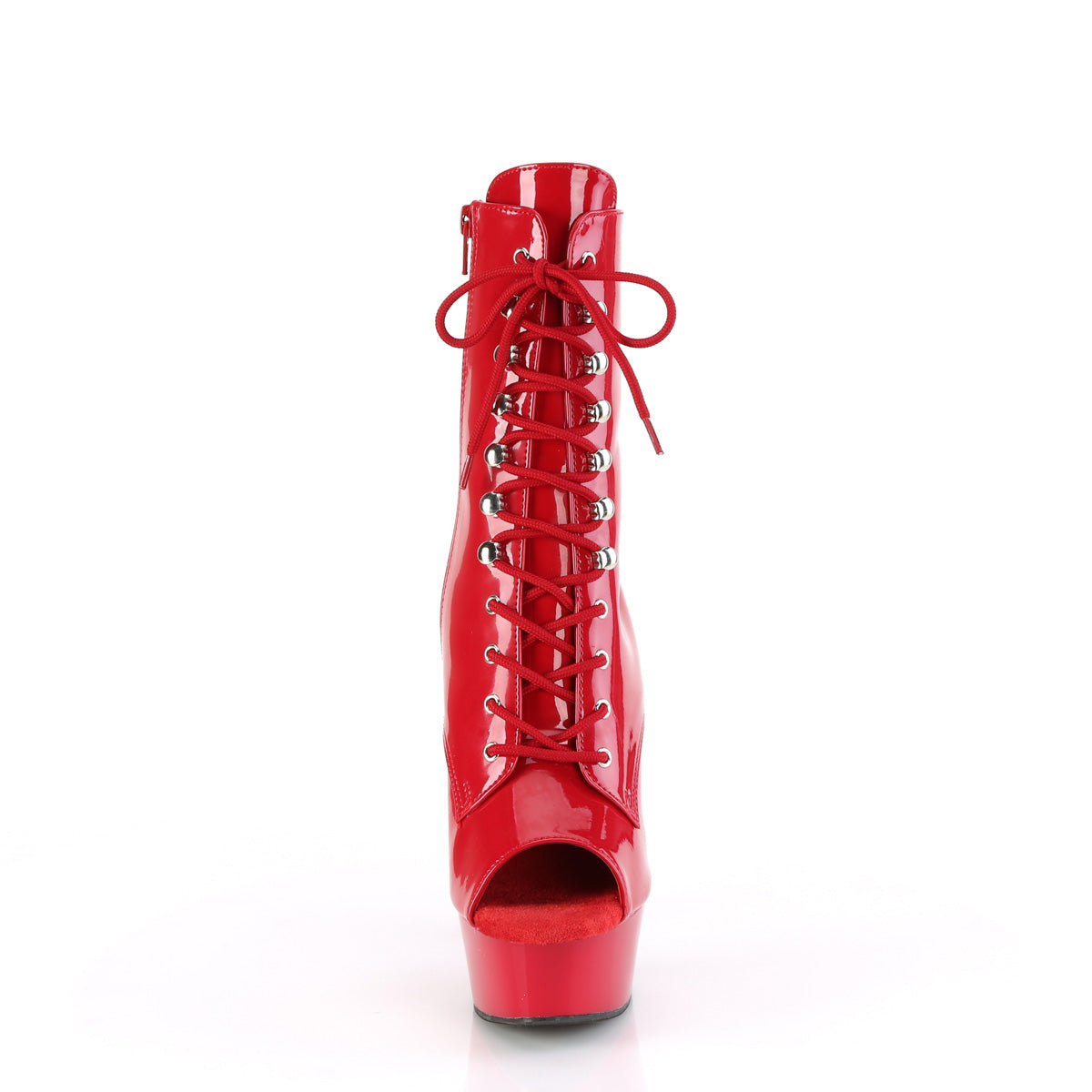 Pleaser - Delight 1021 - Red - 6 inch