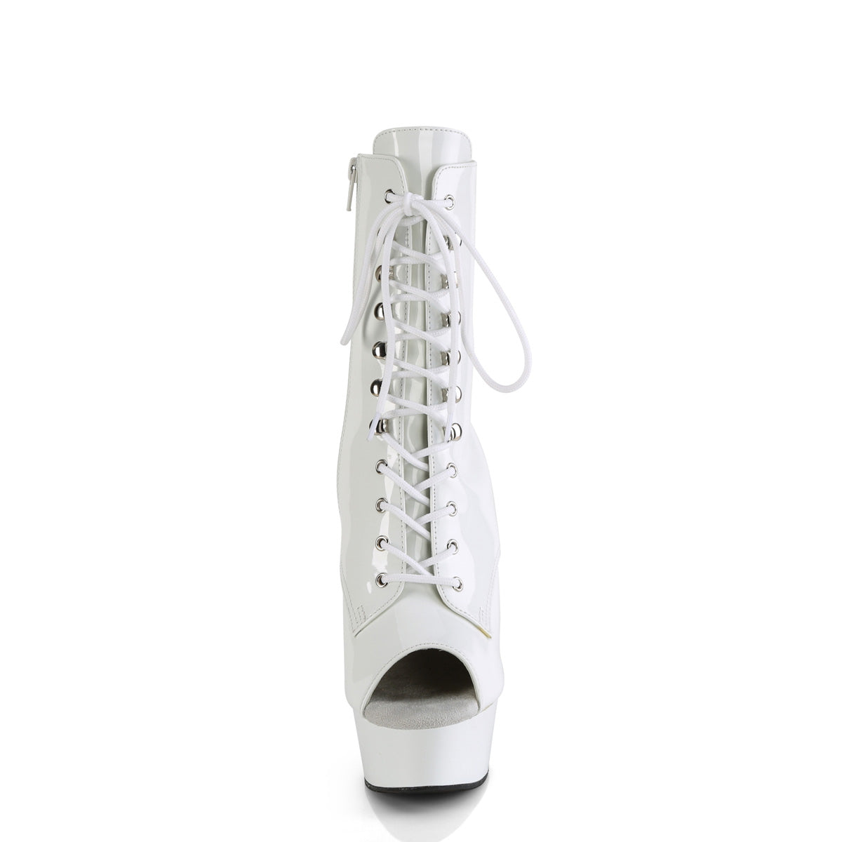 Pleaser - Delight 1021 - White - 6 inch