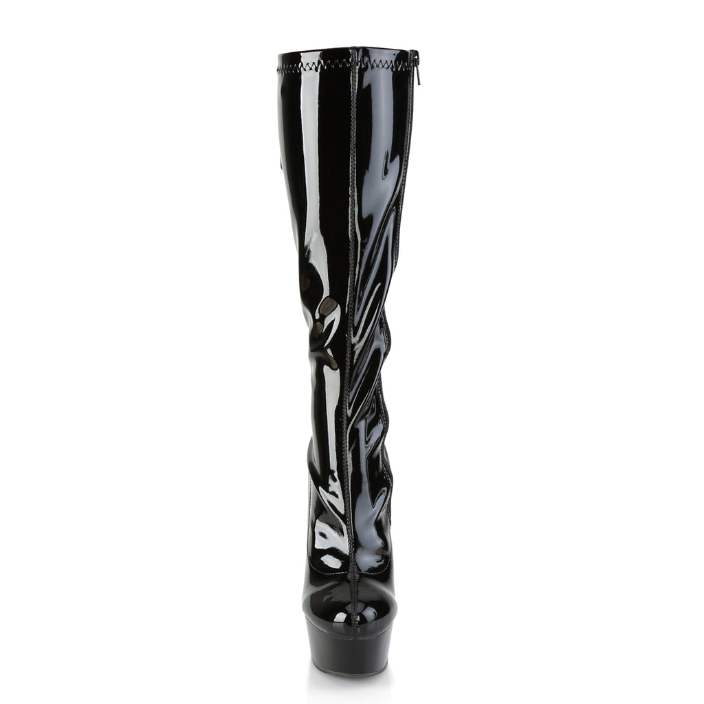 Pleaser - Delight 2029 - Black . - 6 inch