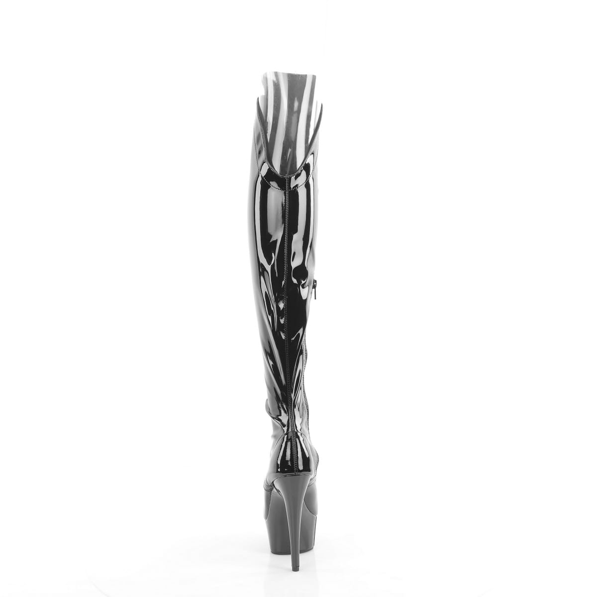 Pleaser - Delight 3014 - Black . - 6 inch