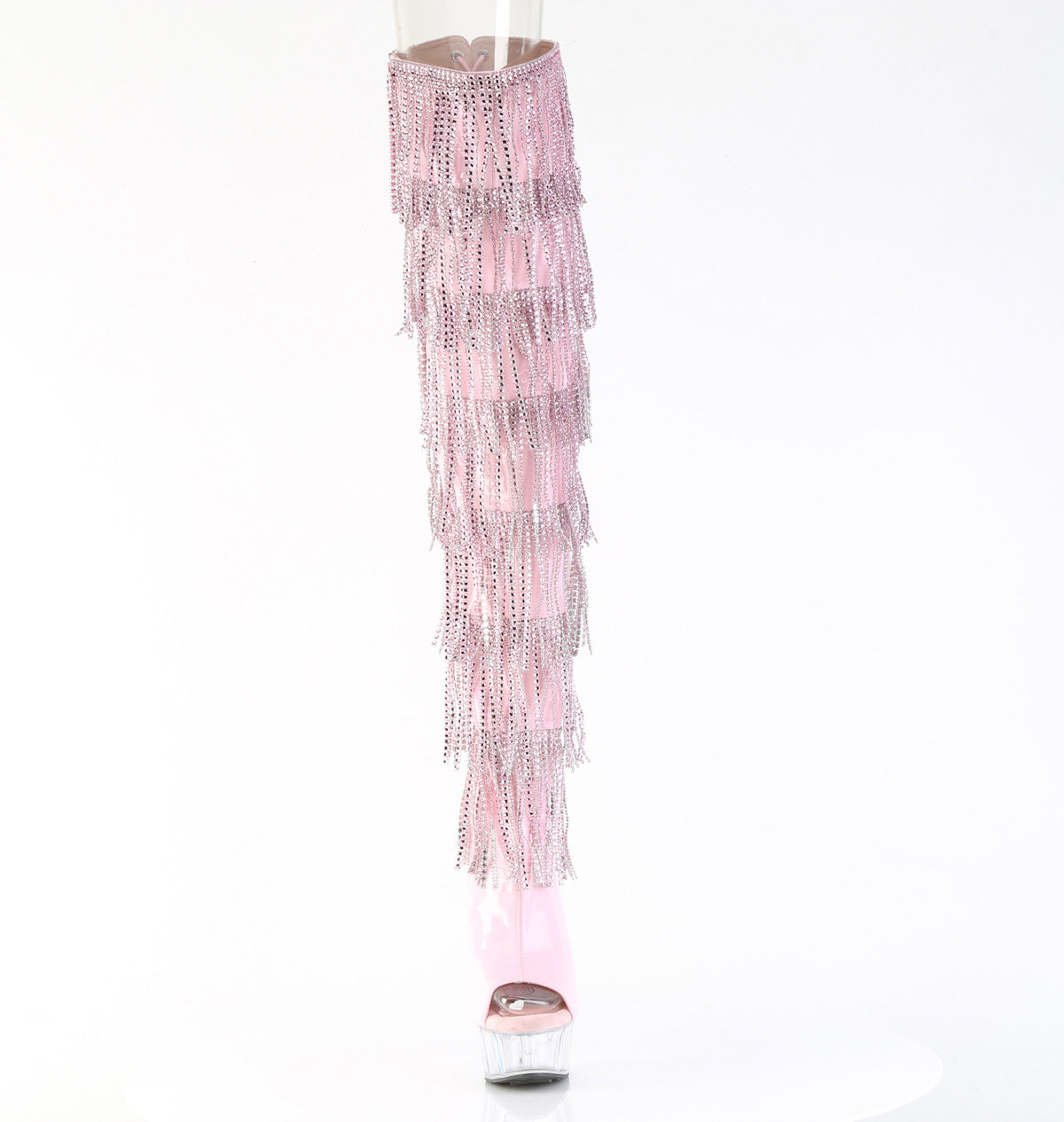 Pleaser - Delight 3017HG-RSF - Baby Pink Holographique - 6 inch