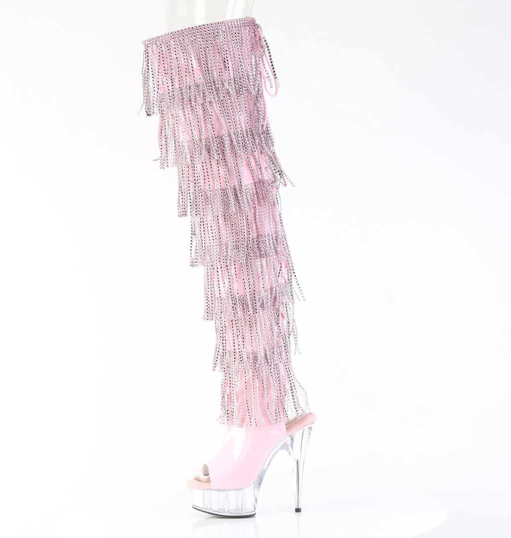 Pleaser - Delight 3017HG-RSF - Baby Pink Holographique - 6 inch