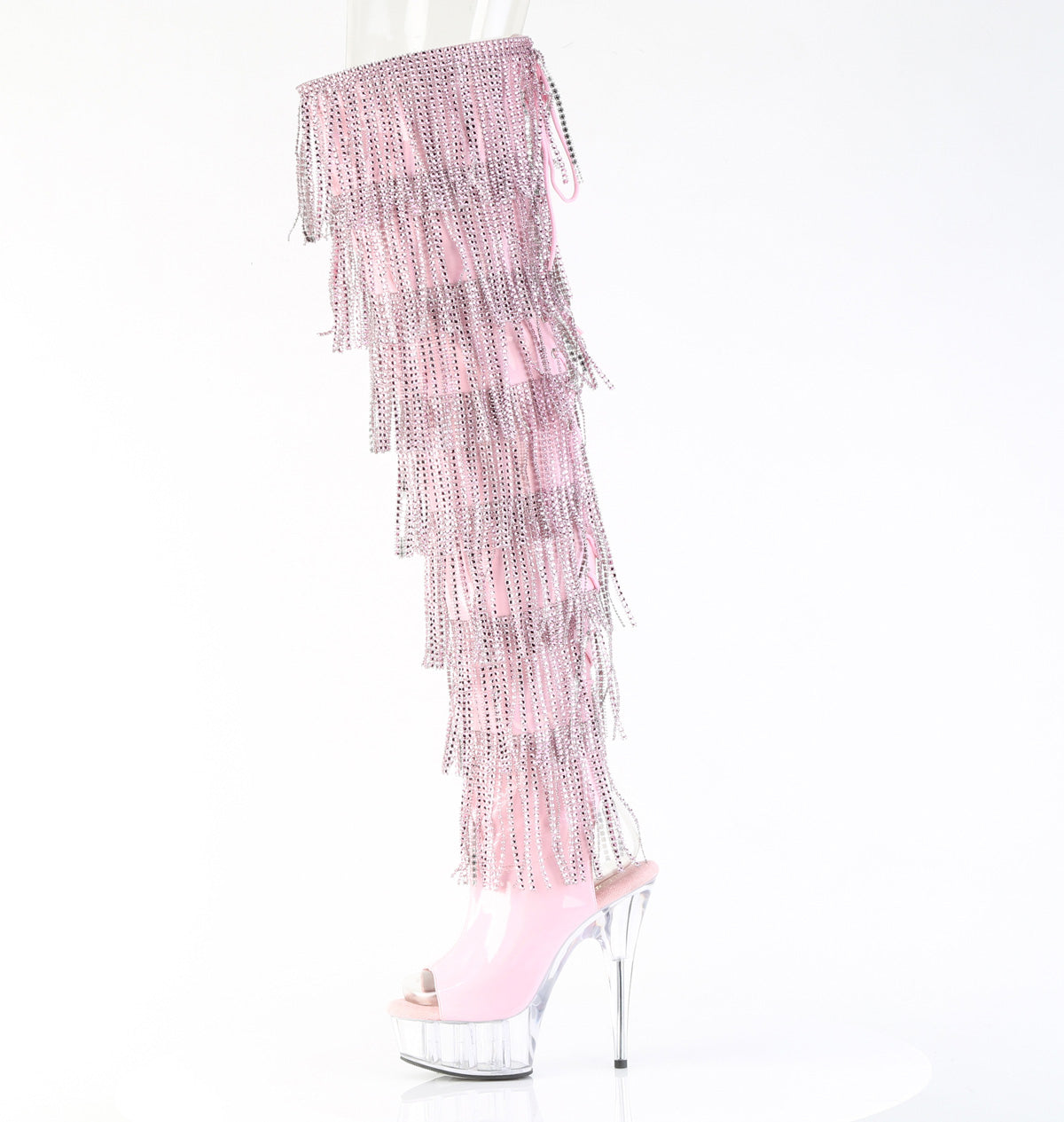 Pleaser - Delight 3017HG-RSF - Baby Pink Holographique - 6 inch
