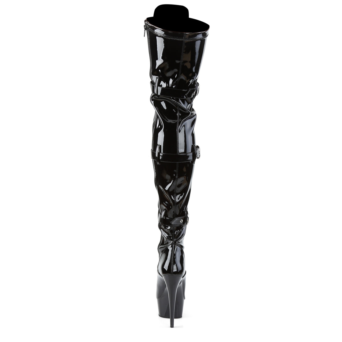 Pleaser - Delight 3028 - Black - 6 inch