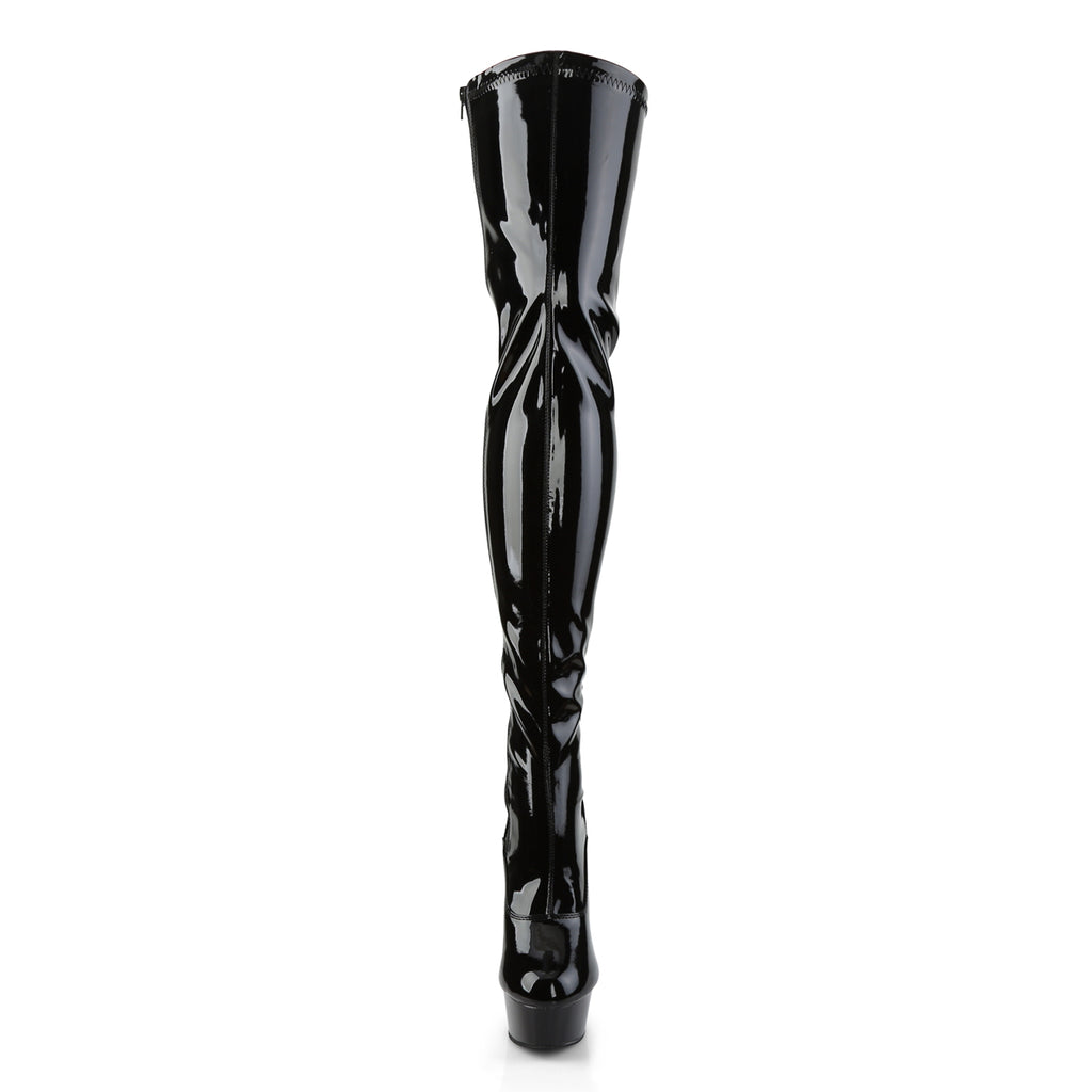 Pleaser - Delight 3063 - Black - 6 inch