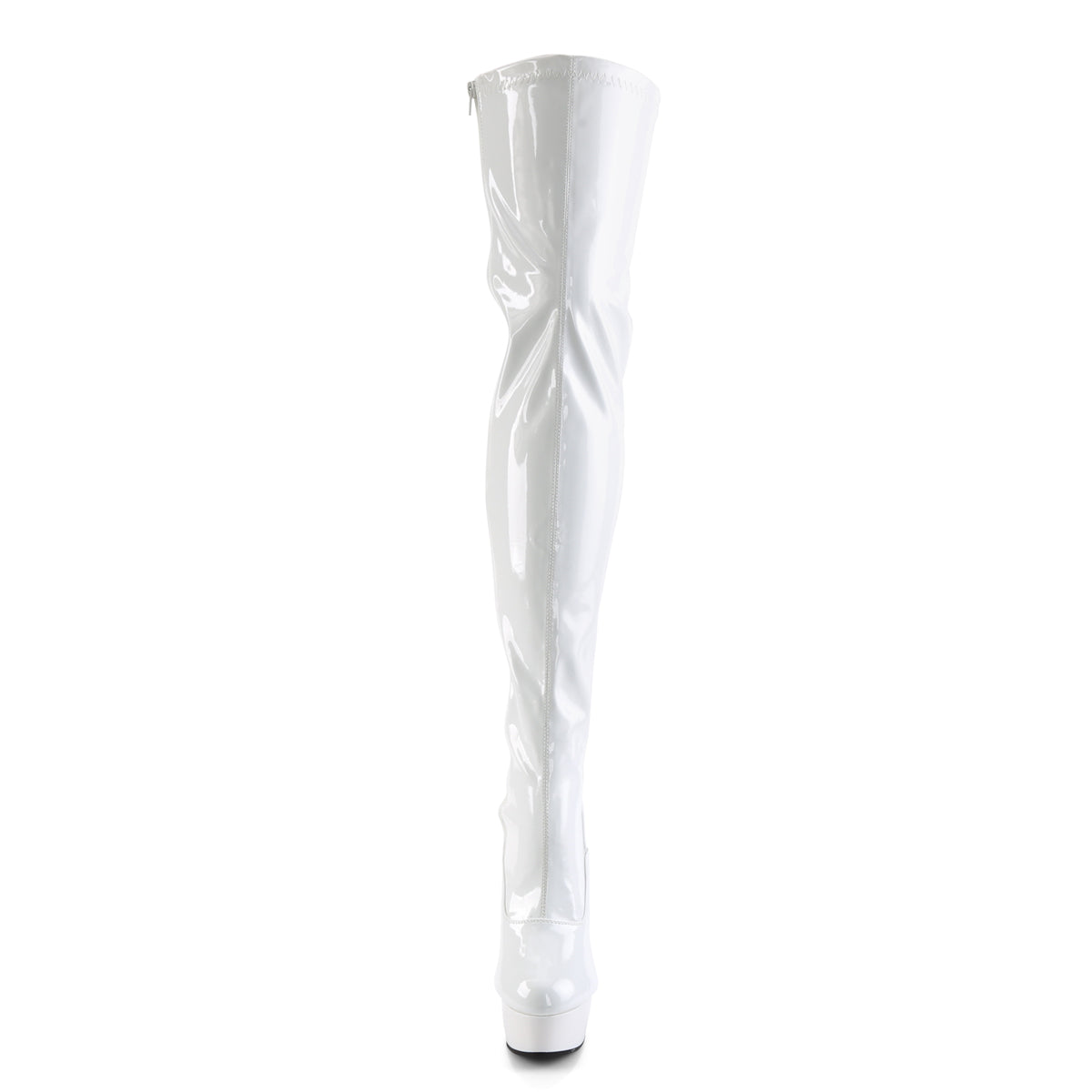 Pleaser - Delight 3063 - White - 6 inch