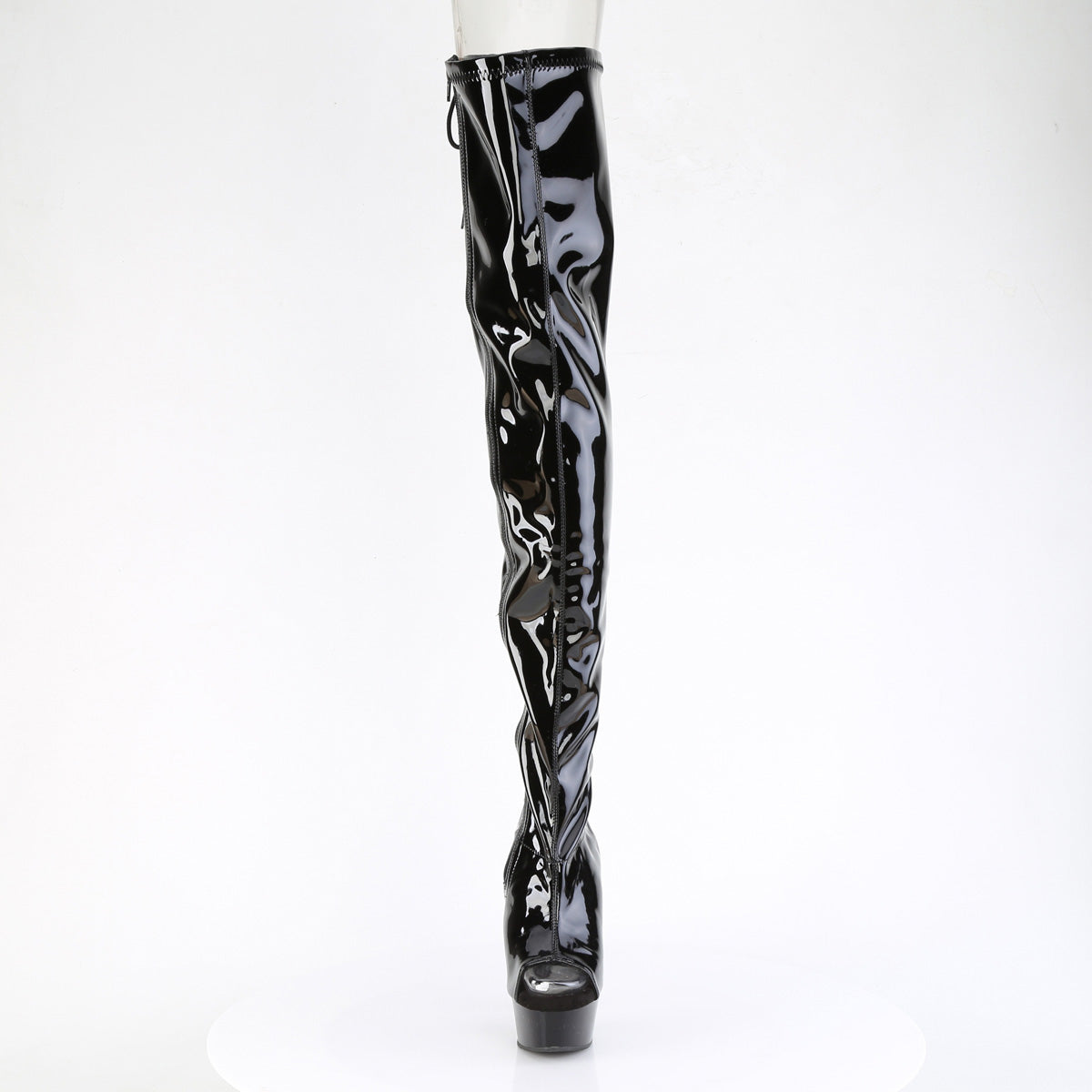 Pleaser - Delight 4017 - Black - 6 inch