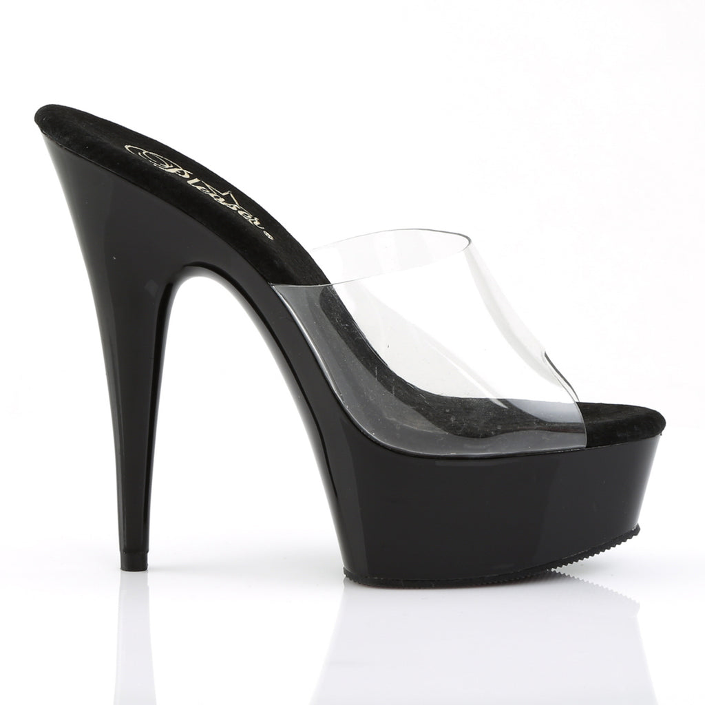 Pleaser - Delight 601 - Black - 6 inch