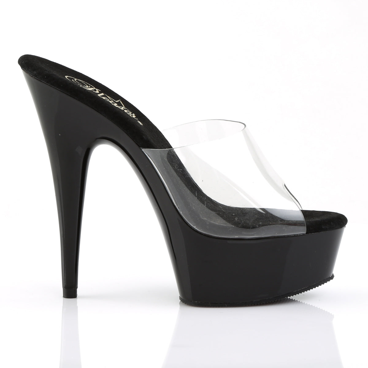 Pleaser - Delight 601 - Black - 6 inch