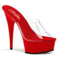 Pleaser - Delight 601 - Red - 6 inch