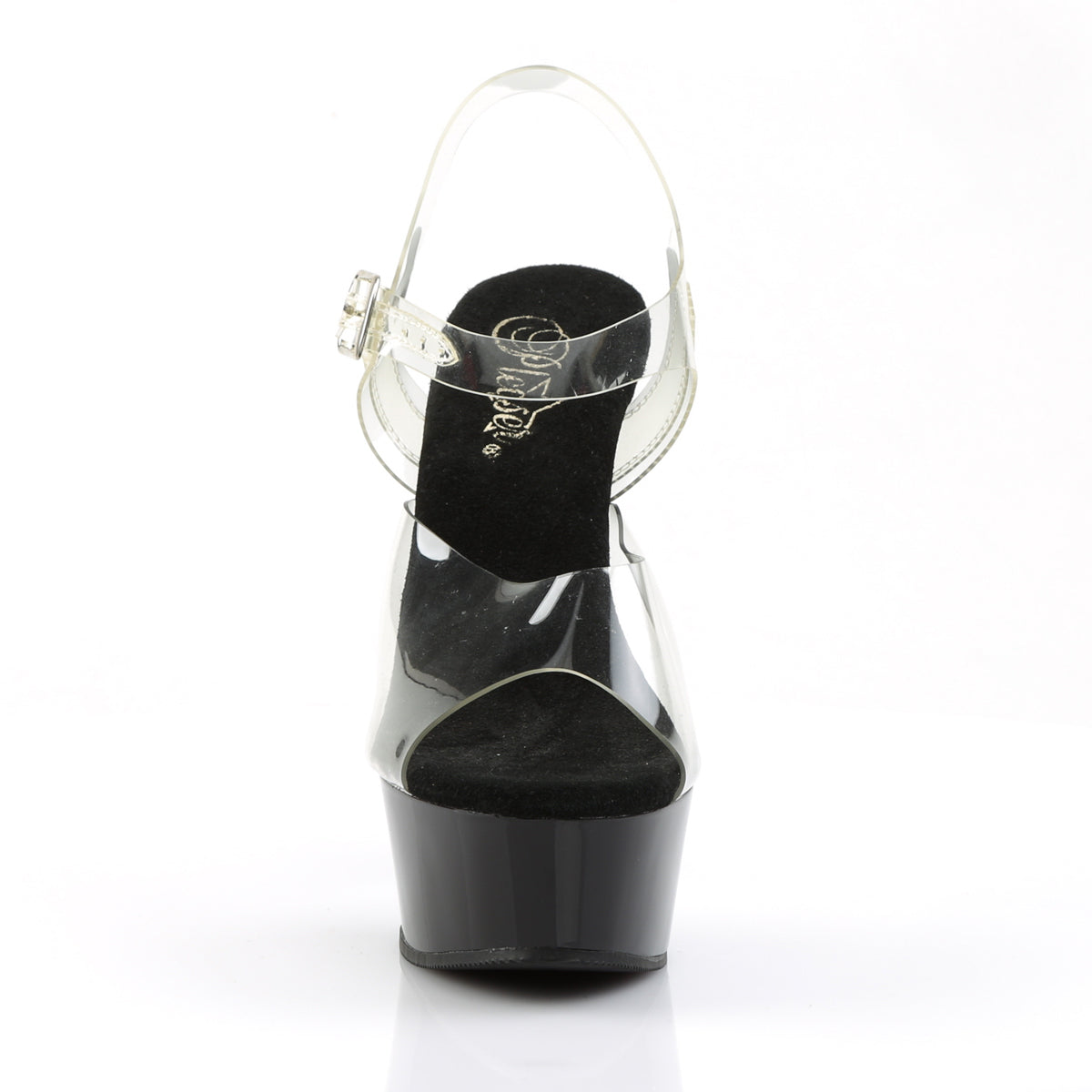 Pleaser - Delight 608 - Black - 6 inch
