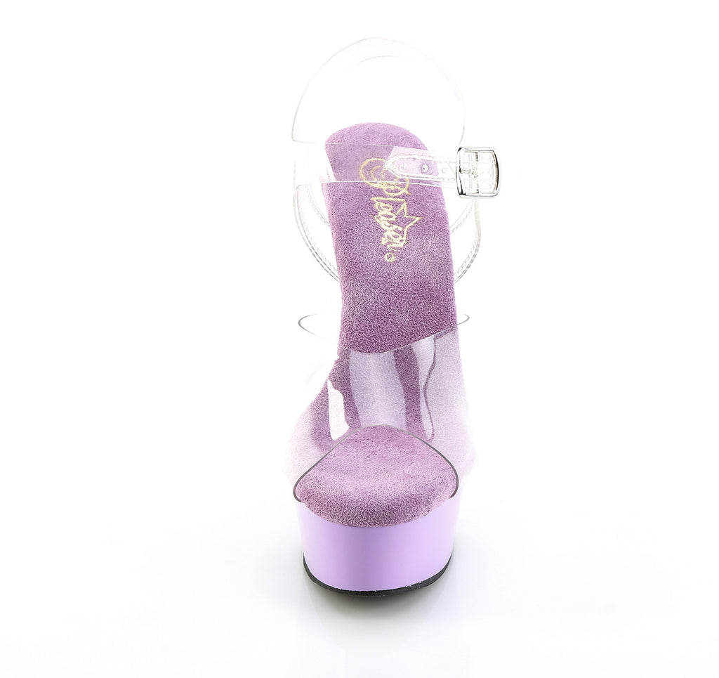 Pleaser - Delight 608 - Lavender - 6 inch