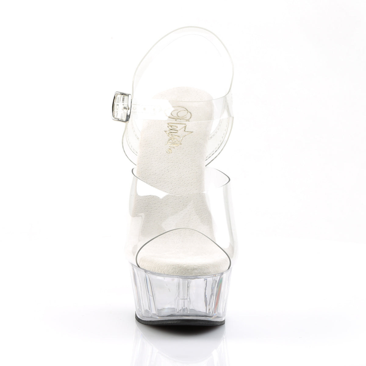 Pleaser - Delight 608 - Clear - 6 inch