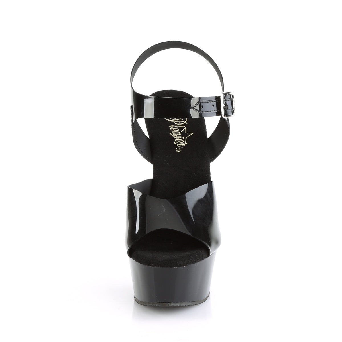 Pleaser - Delight 608N - Black (Jelly-Like) Jelly - 6 inch