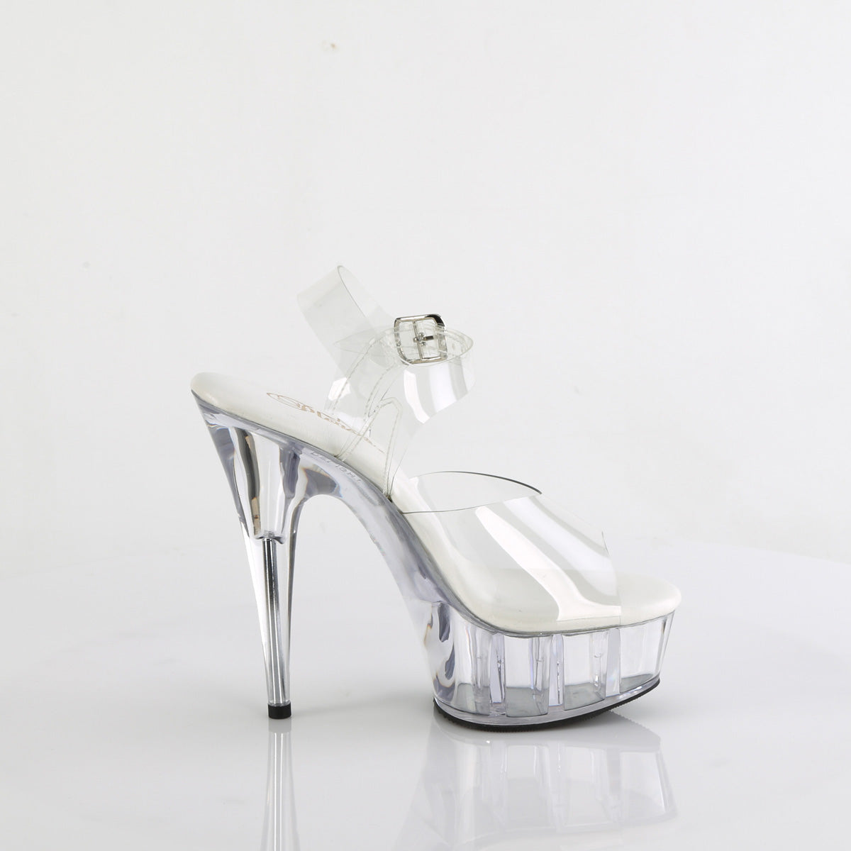 Pleaser - Delight 608VL - Clear - 6 inch