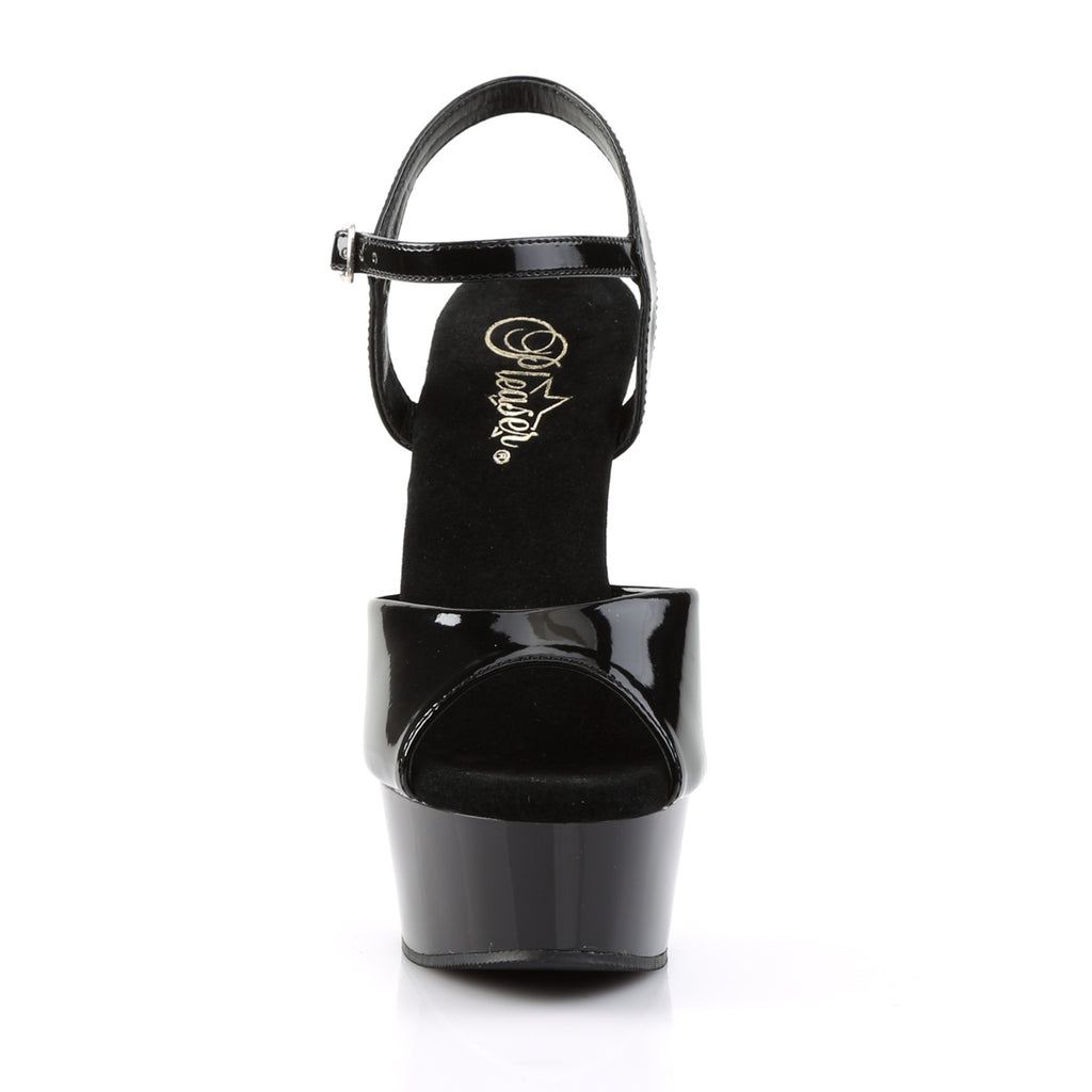 Pleaser - Delight 609 - Black - 6 inch