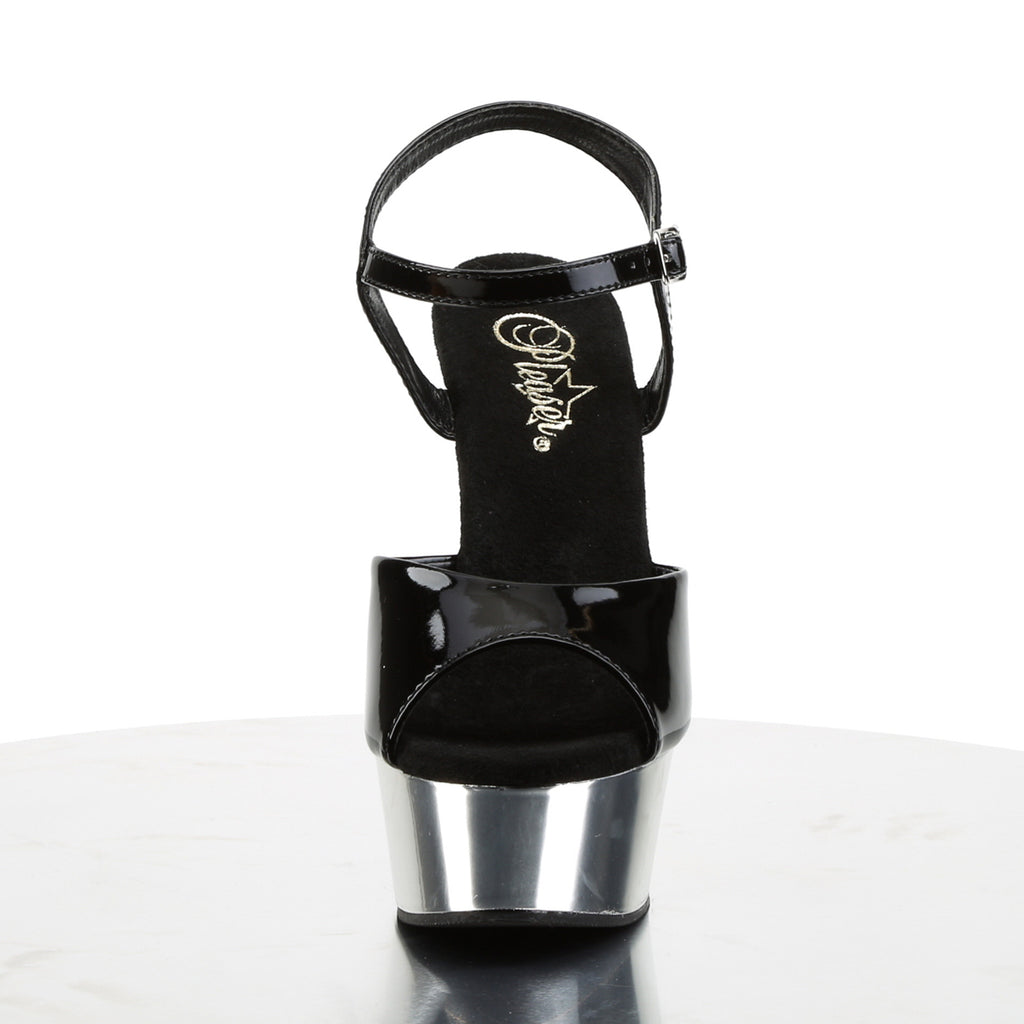 Pleaser - Delight 609 - Black - 6 inch