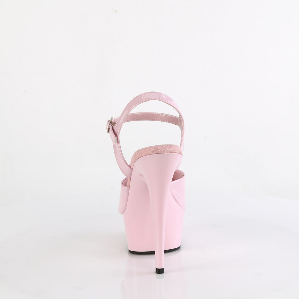 Pleaser - Delight 609 - Baby Pink - 6 inch