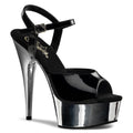 Pleaser - Delight 609 - Black - 6 inch