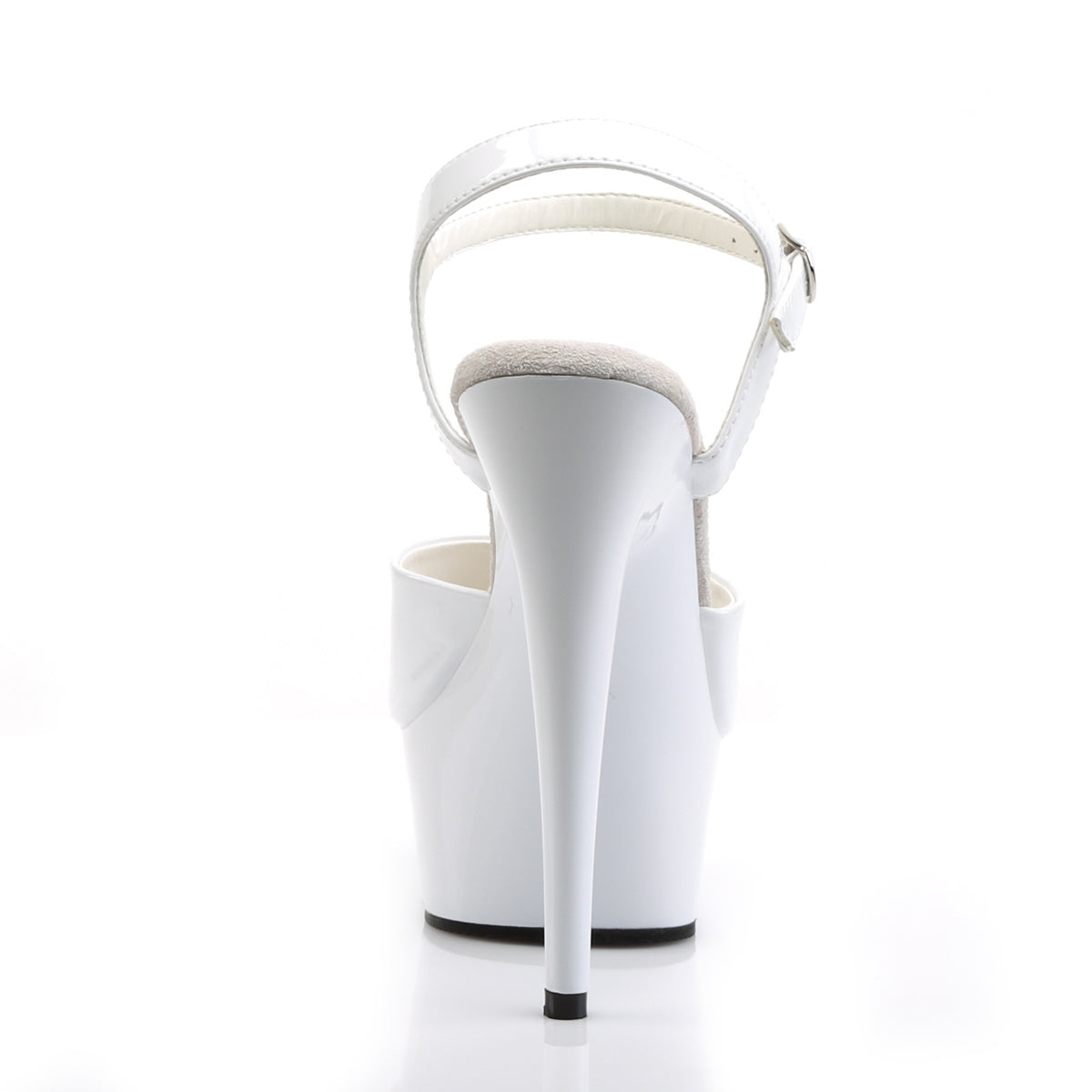 Pleaser - Delight 609 - White - 6 inch