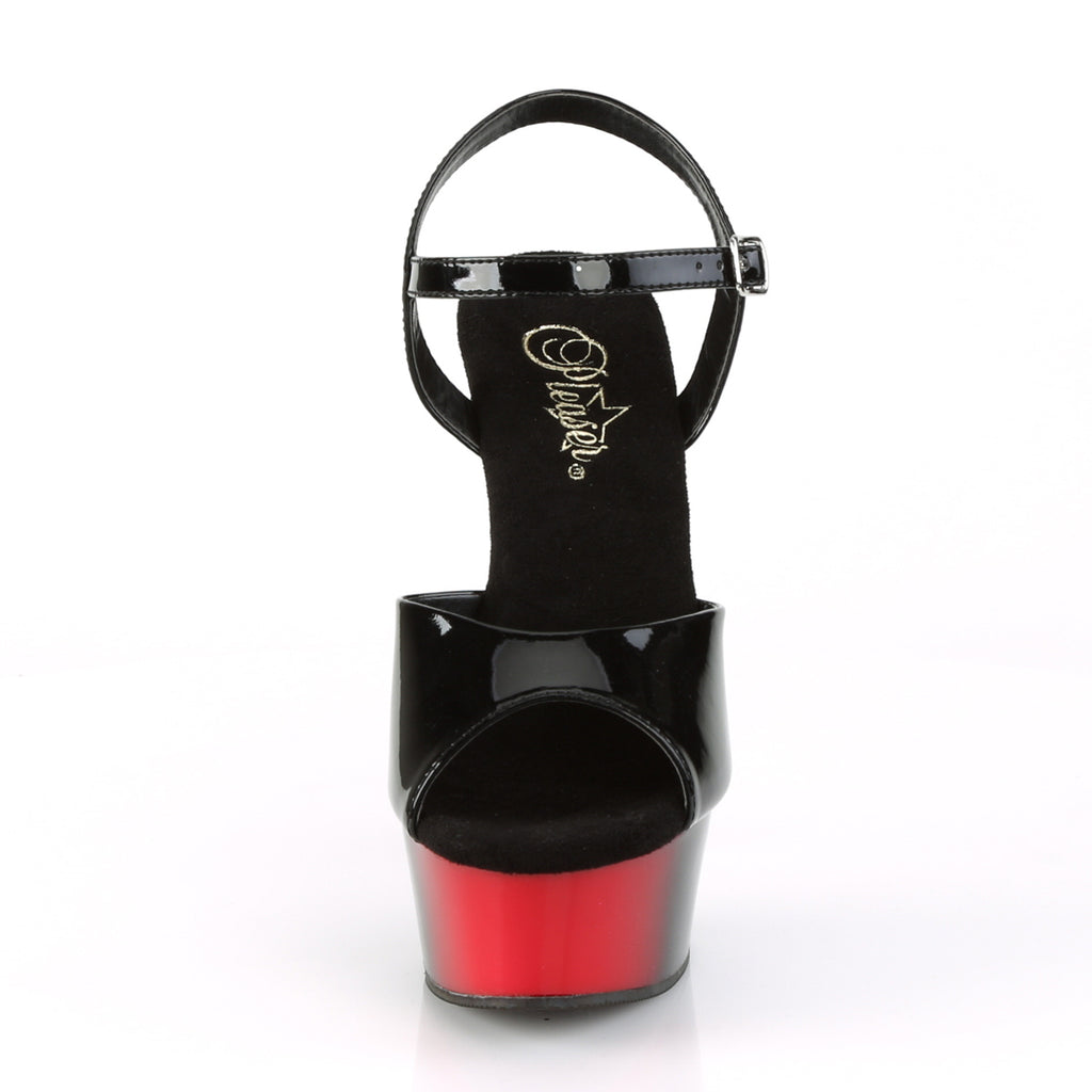 Pleaser - Delight 609BR - Black - 6 inch