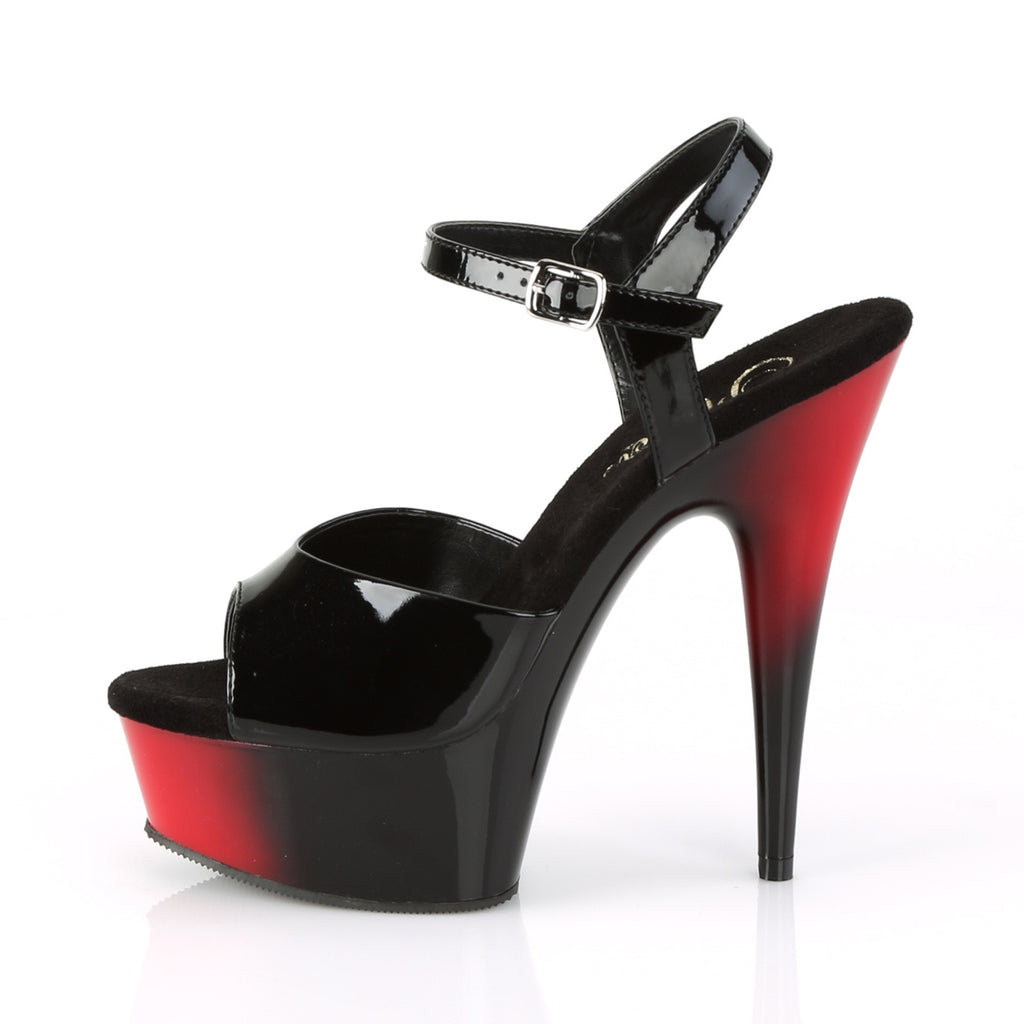 Pleaser - Delight 609BR - Black - 6 inch