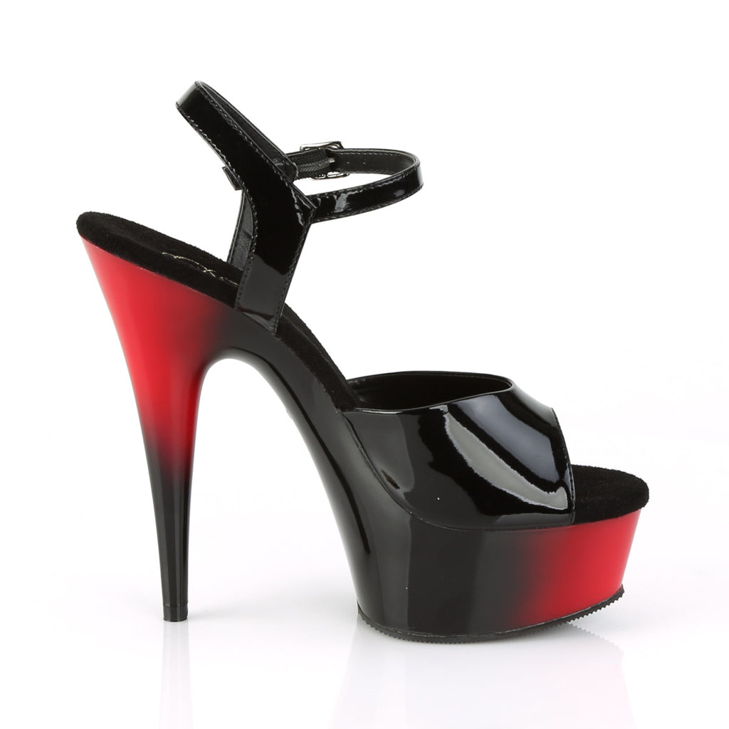 Pleaser - Delight 609BR - Black - 6 inch